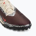 Men's football boots Nike United Phantom 6 Low Academy TF burgundy crush/fossil/university red 7