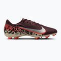 Men's football boots Nike United Mercurial Vapor 16 Academy MG burgundy crush/metallic silver