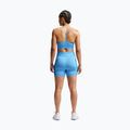 Women's shorts Nike Pro Sculpt High Waisted 5" Biker university blue/light photo blue/white 3