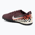 Men's football boots Nike United Mercurial Vapor 16 Academy TF burgundy crush/metallic silver 3