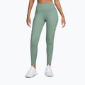 Women's leggings Nike One Seamless Front High-Waisted steam/white