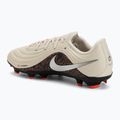 Children's football boots Nike United Jr. Tiempo Maestro Academy MG fossil/burgundy crush/metallic silver 3