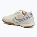 Men's football boots Nike Tiempo Streetgato PRM IC coconut milk/gum medium brown/blue crystal 3