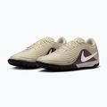 Men's football boots Nike United Tiempo Maestro Academy TF fossil/burgundy crush/metallic silver 3