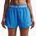 Women's training shorts Nike Pro 2in1 light photo blue/white 6