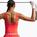 Women's training shirt Nike Pro Sculpt Medium Support Padded Tank light crimson/white 5