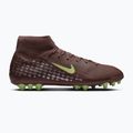 Men's football boots Nike Mercurial Superfly 10 Academy Kylian Mbappé AG plum eclipse/metallic silver