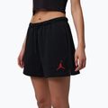 Women's shorts Jordan Fleece black/gym red 4