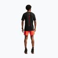Men's running T-shirt Nike AeroSwift Dri-Fit black/bright crimson 3