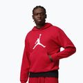 Men's sweatshirt Nike Jordan Pullover Hoodie gym red/white