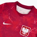 Children's football shirt Nike Dri-Fit Poland Stadium Away 2026 noble red/sport red 4