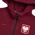 Men's football sweatshirt Nike Tech Fleece Poland Full Zip Hoodie team red 4