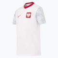 Children's football shirt Nike Dri-Fit Poland Home 2026 white/field silver