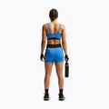 Women's training shorts Nike Pro Sculpt Dri-Fit High-Waisted Biker 5" light photo blue/black/white 3