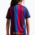 Children's football shirt Nike FC Barcelona Dri-Fit Stadium Home deep garnet/blue void/mineral yellow 7