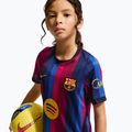 Children's football shirt Nike FC Barcelona Dri-Fit Stadium Home deep garnet/blue void/mineral yellow 8