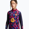 Children's football sweatshirt Nike FC Barcelona Dri-Fit Strike Drill Top noble red/noble red/mineral yellow 4