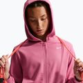 Children's sweatshirt Nike Pro Fleece Dri-Fit Full-Zip peony/peony/black/white 5