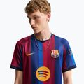Men's football shirt Nike FC Barcelona Dri-Fit Stadium Home deep garnet/blue void/mineral yellow 5