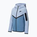 Children's sweatshirt Nike Sportswear Tech Fleece Full Zip hydrogen blue/work blue/black/black 7