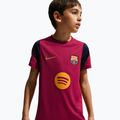 Children's football shirt Nike FC Barcelona Strike Dri-Fit noble red/blackened blue 4