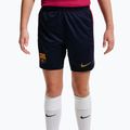 Children's football shorts Nike FC Barcelona Strike blackened blue/noble red/mineral yellow 6