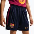 Children's football shorts Nike FC Barcelona Strike blackened blue/noble red/mineral yellow 7