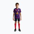 Children's football shirt Nike FC Barcelona Dri-Fit Pre-Match noble red/mineral yellow 3