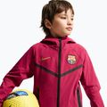 Children's football jacket Nike FC Barcelona Tech Full Zip noble red/black/mineral yellow 4