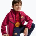 Children's football jacket Nike FC Barcelona Tech Full Zip noble red/black/mineral yellow 6