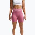 Women's training shorts Nike Pro Seamless High Waisted Biker 5" peony/white 5