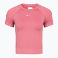 Women's training shirt Nike Pro Seamless Dri-Fit peony/white