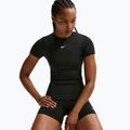 Women's training shirt Nike One Fitted black/white 4