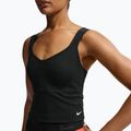 Women's training shirt Nike Pro Sculpt Medium Support Padded Tank black/white 4