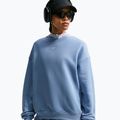 Women's sweatshirt Nike Studio Fleece Medium Weight work blue/sail 4