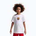 Children's T-shirt Nike FC Barcelona Soccer white