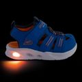 SKECHERS S-Lights Sola Glow blue/lime children's sandals 8
