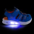 SKECHERS S-Lights Sola Glow blue/lime children's sandals 9