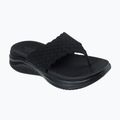 Women's slides SKECHERS Ultra Flex 3.0 Rhythm Waves black 8