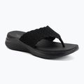 Women's slides SKECHERS Ultra Flex 3.0 Rhythm Waves black