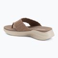 Women's slides SKECHERS Ultra Flex 3.0 Rhythm Waves brown 3