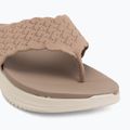 Women's slides SKECHERS Ultra Flex 3.0 Rhythm Waves brown 7