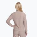 Women's sweatshirt SKECHERS GO Luxe Rib Everyday Full Zip taupe/brown 2