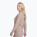 Women's sweatshirt SKECHERS GO Luxe Rib Everyday Full Zip taupe/brown 3