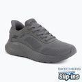 Men's shoes SKECHERS Bobs Squad Chaos Solid Stepper gray