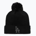 Women's winter hat New Era Metallic Bobble Los Angeles Dodger blacks
