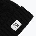 Women's winter hat New Era Cable Wide New York Yankees black 3
