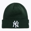 Winter hat New Era League Essential New York Yankees dark green/white