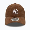 Baseball cap New Era Cord 9Forty Mcrown New York Yankees dark auburn/dark autumn 2