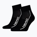 Socks HEAD Tennis 2P Performance Quarter 2 pairs black